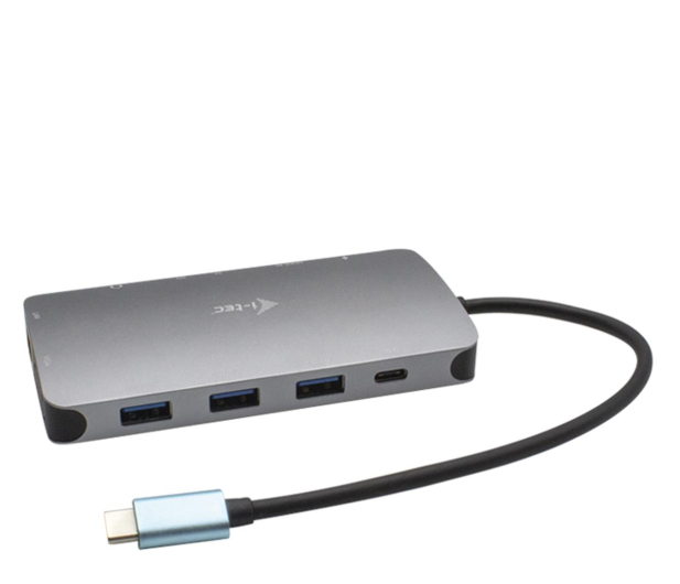 I-TEC USB-C Metal Nano Dock HDMI VGA LAN + zasilacz C31NANOVGA100 - 1278562 - zdjęcie 2